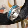 Silver Turquoise Inlay Ring