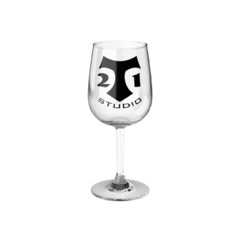 T21 Logo Wine Glass, 12oz