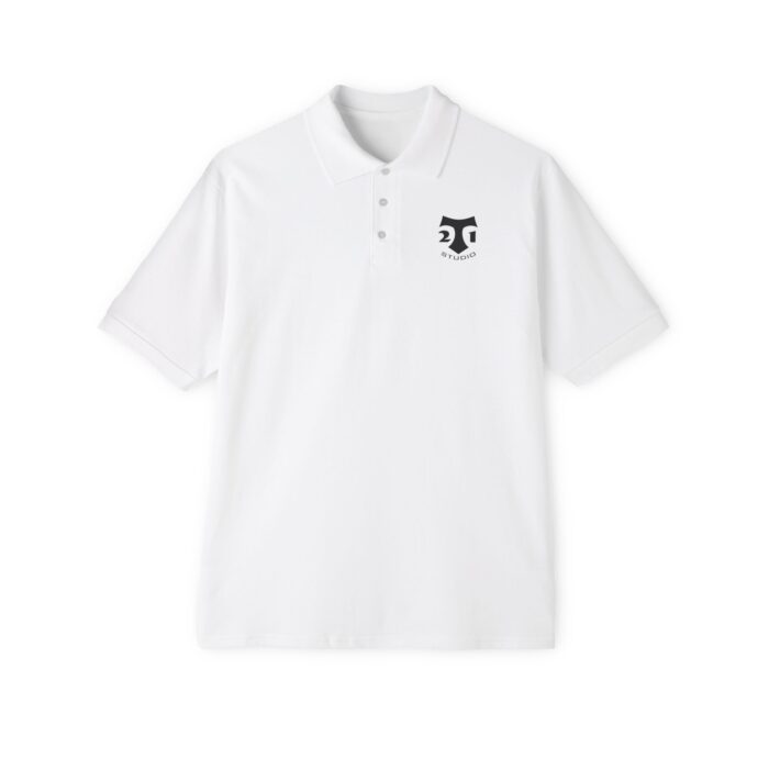 t 21 Studio logo-Men's Piqué Polo