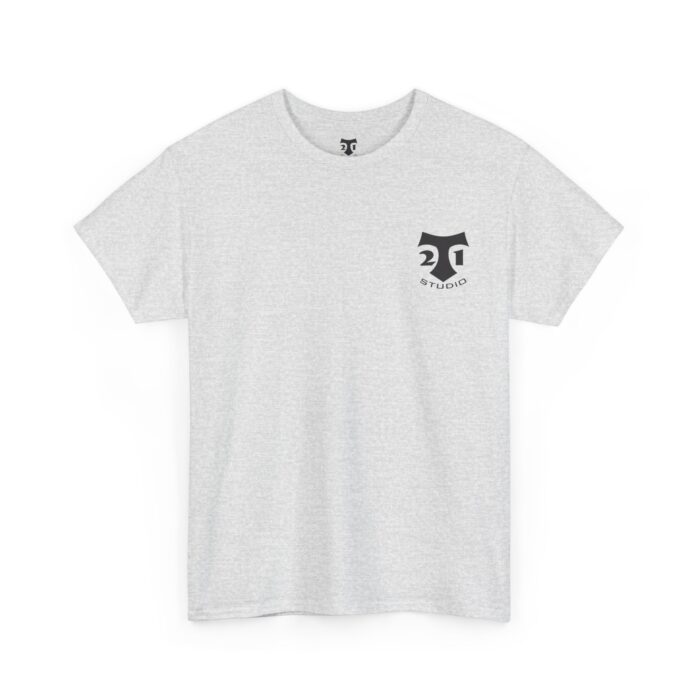 t 21 logo Unisex Heavy Cotton Tee - Image 3