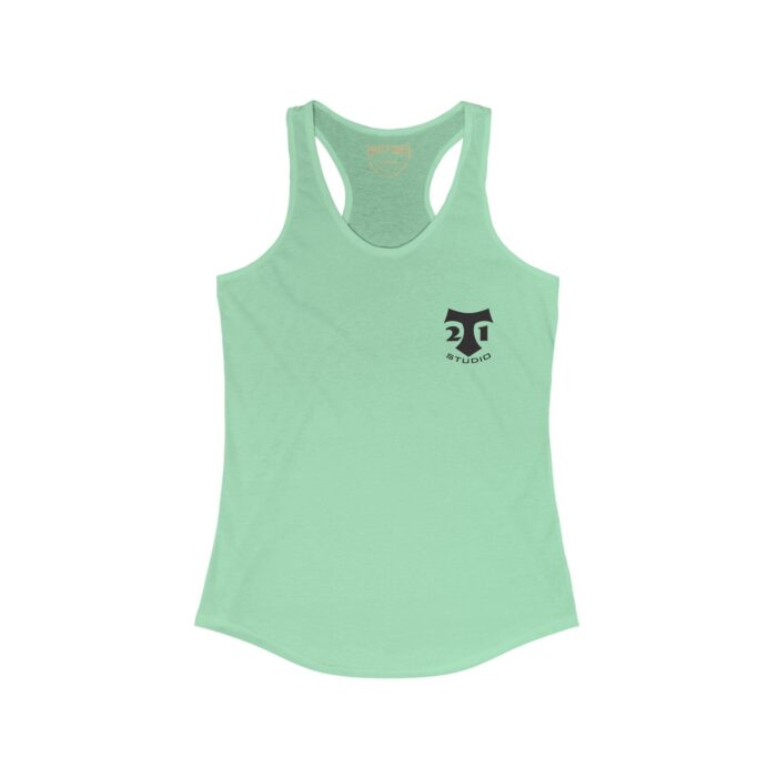 T 21 Logo -Women's Ideal Racerback Tank - Image 7