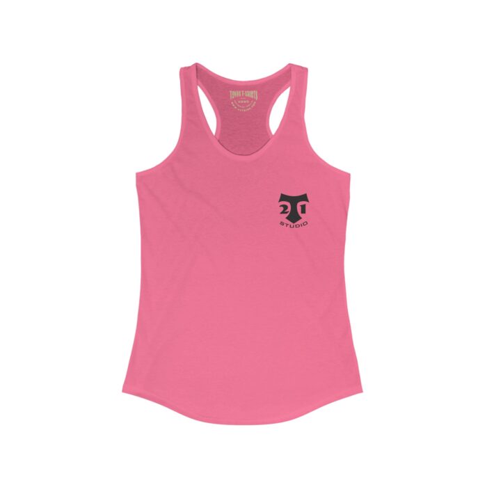 T 21 Logo -Women's Ideal Racerback Tank - Image 9