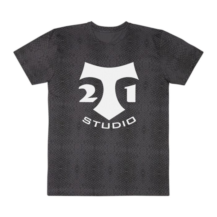 t 21 logo Men's Fine Jersey Tee - Image 9