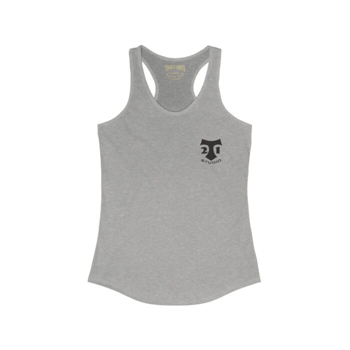 T 21 Logo -Women's Ideal Racerback Tank - Image 3