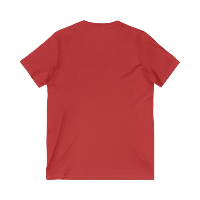 t 21 logoUnisex Jersey Short Sleeve V-Neck Tee - Image 6